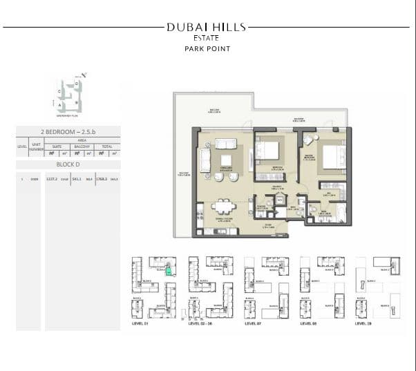 Park Point, 2-Bed Floor Plan, type: 2 Bedroom