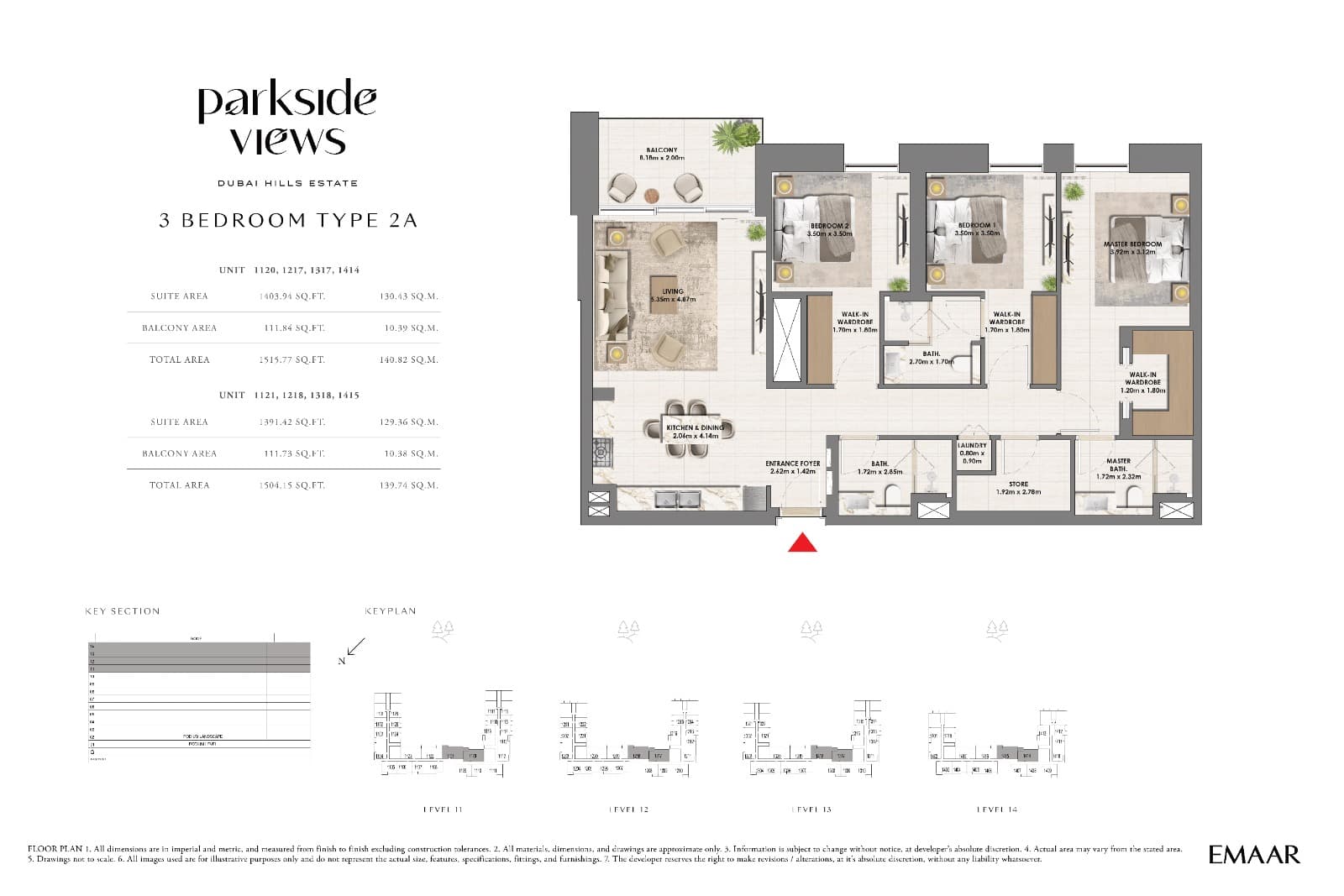 Parkside Views, 3-Bed Floor Plan, type: