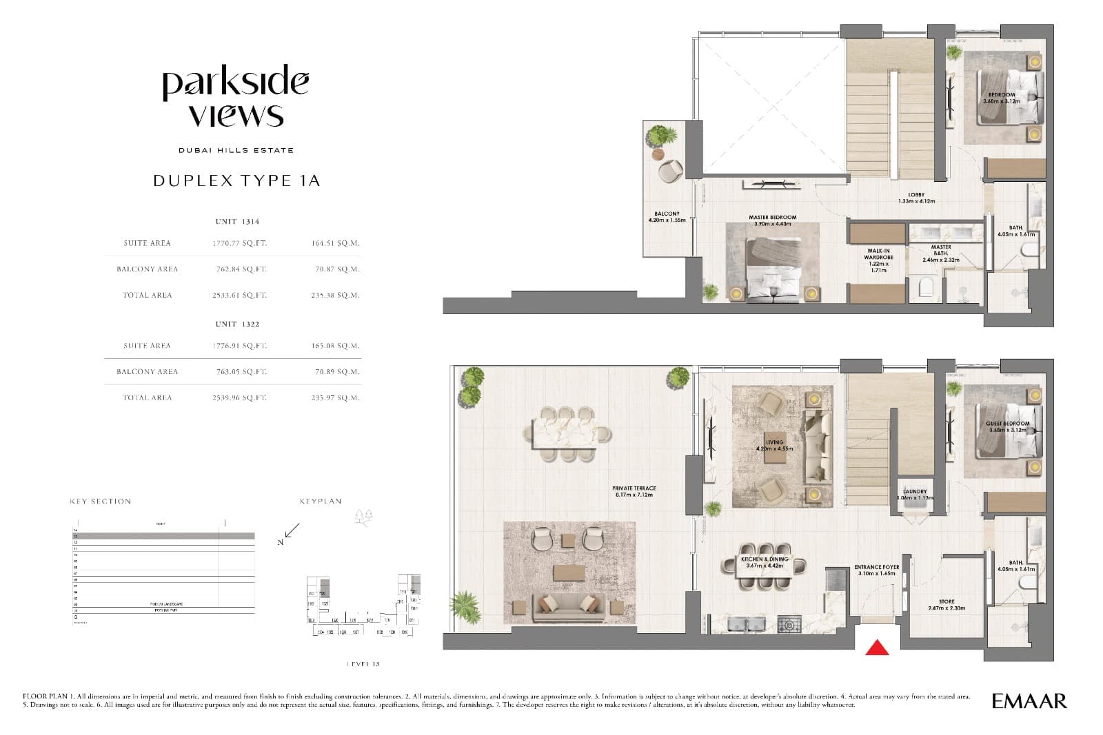 Parkside Views, 3-Bed Floor Plan, type:
