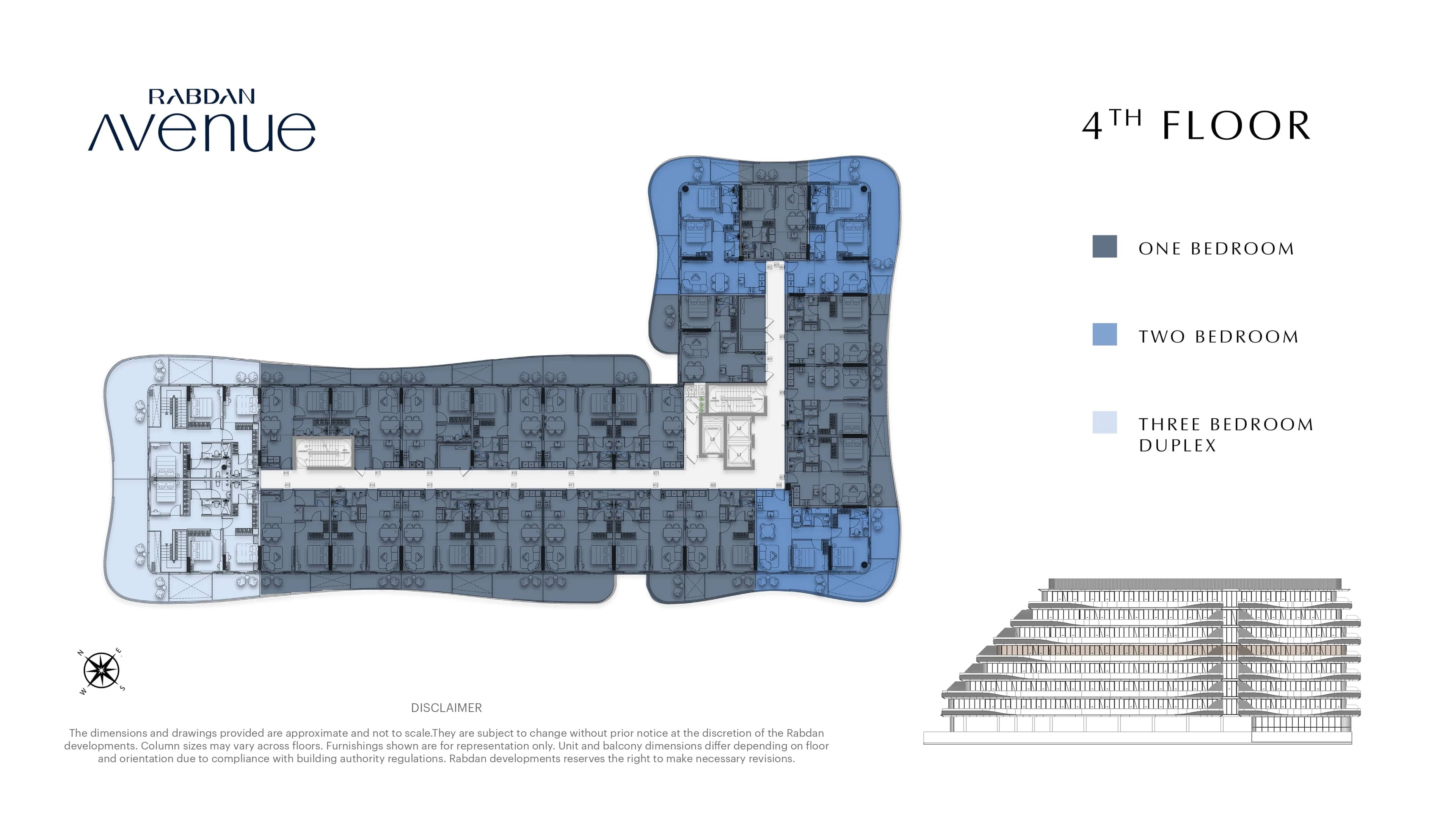 Rabdan Avenue, 3-Bed Floor Plan, type: 3 Bed Duplex