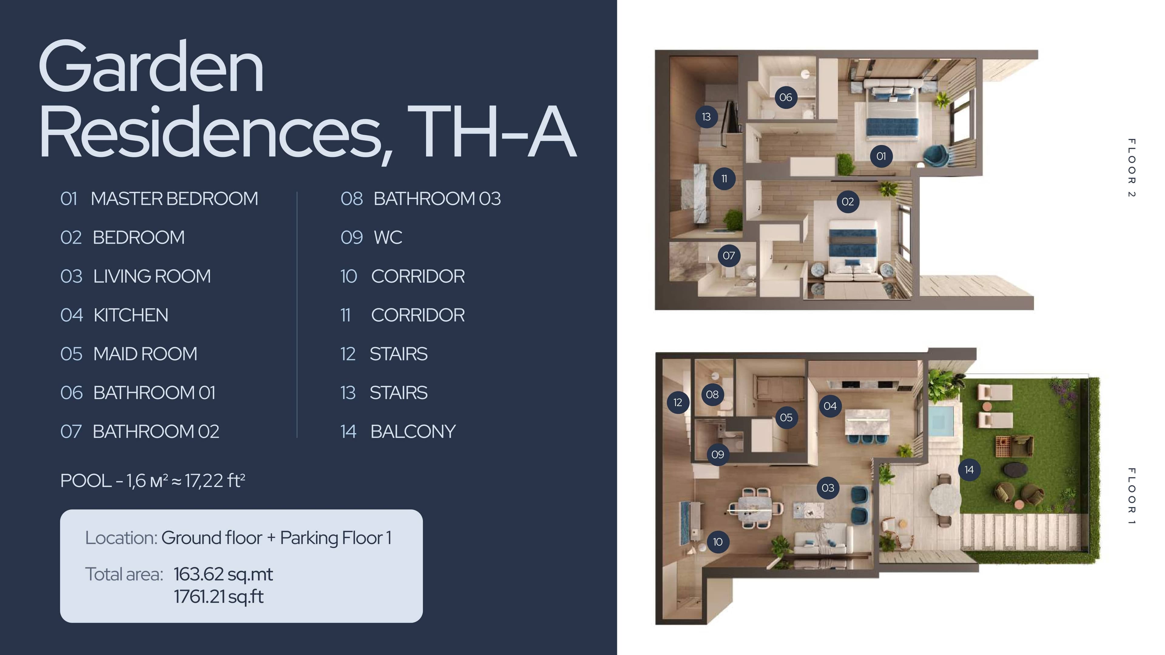 Regatta Residences, 2-Bed Floor Plan, type: 2 Bedroom