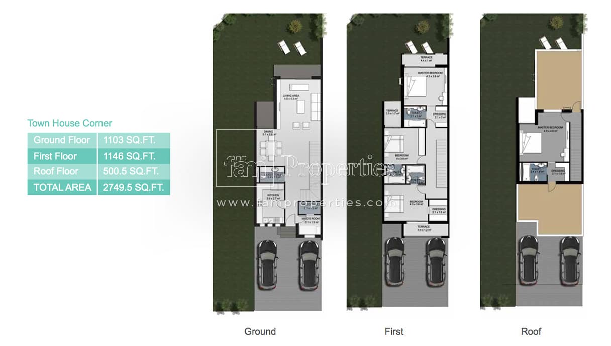 Rukan 1, 4-Bed Floor Plan, type: 4 Bedroom