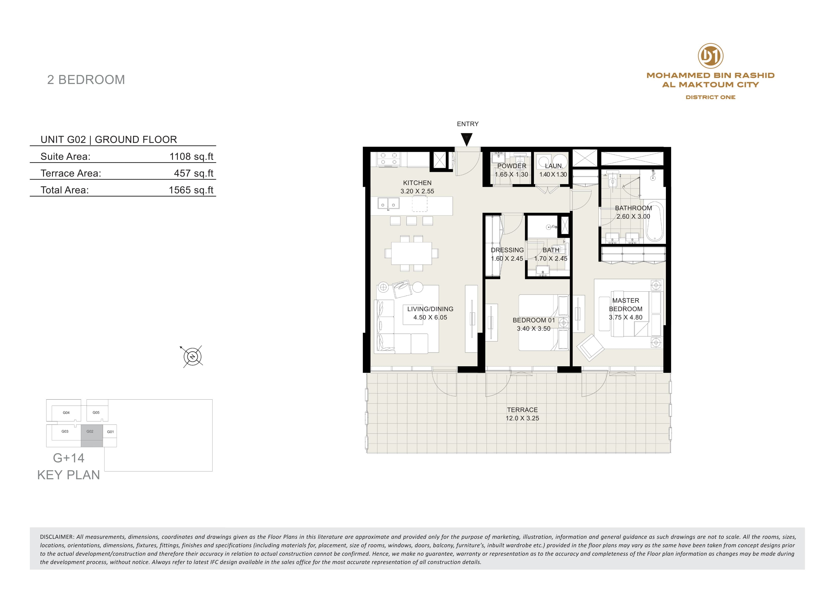 Seagull Point, 2-Bed Floor Plan, type: 2 Bedroom