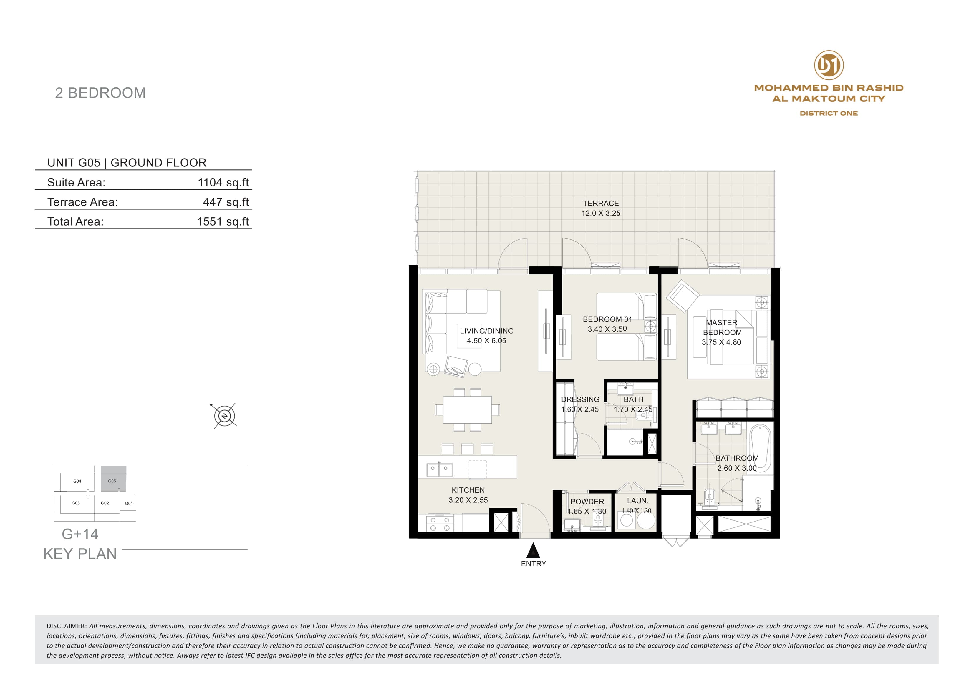 Seagull Point, 2-Bed Floor Plan, type: 2 Bedroom