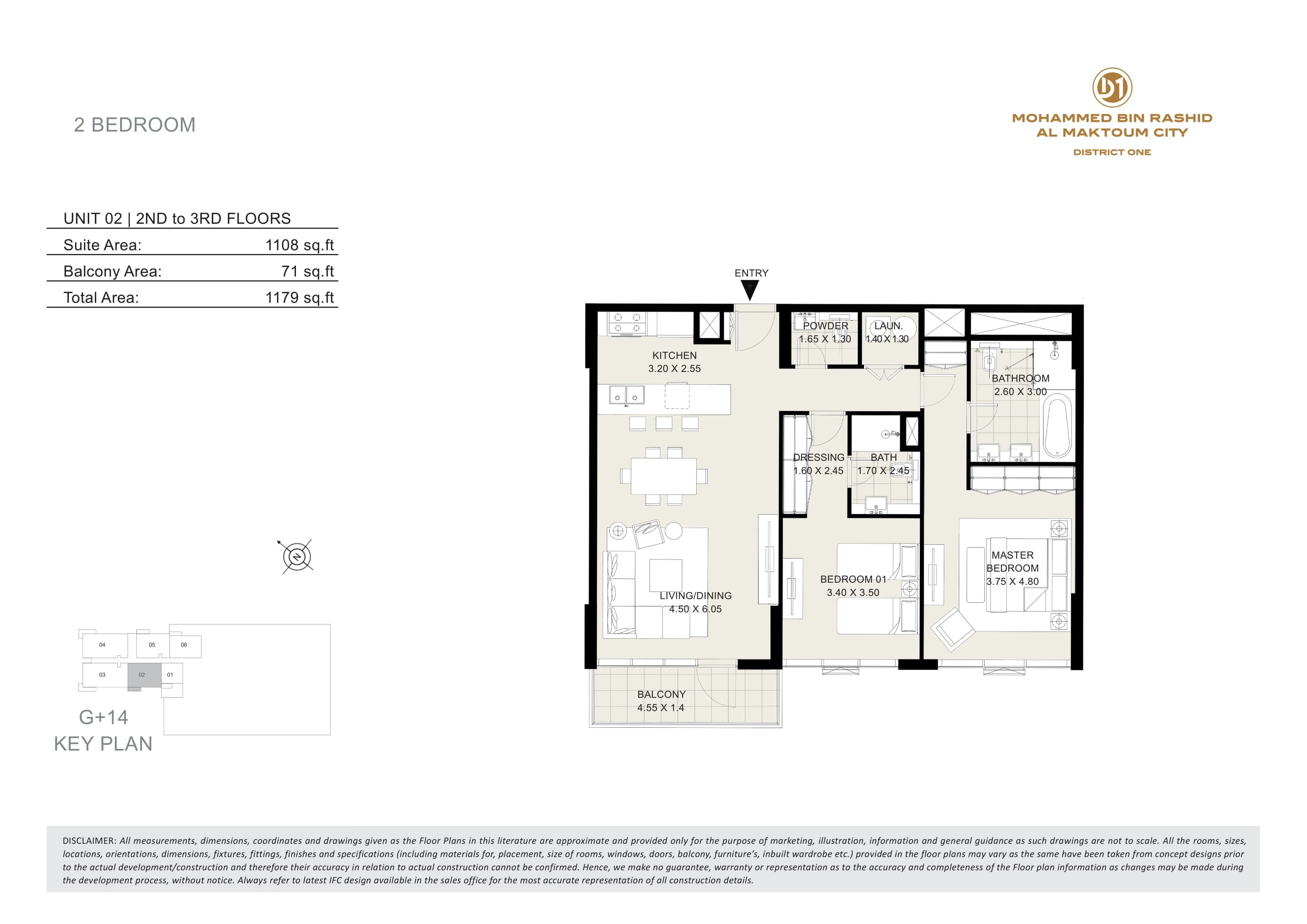 Seagull Point, 2-Bed Floor Plan, type: 2 Bedroom