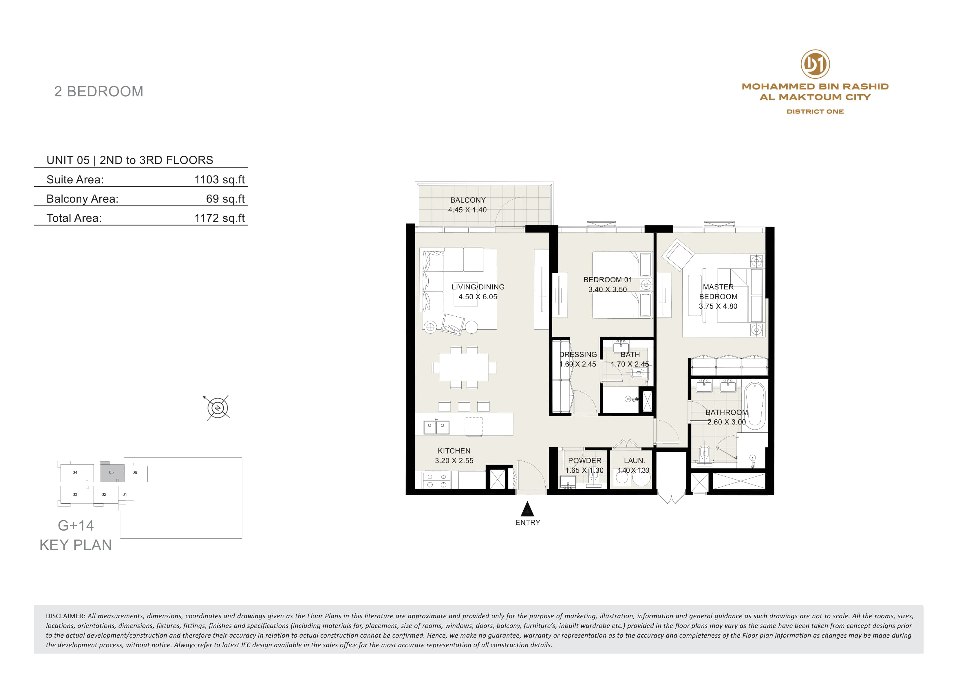 Seagull Point, 2-Bed Floor Plan, type: 2 Bedroom