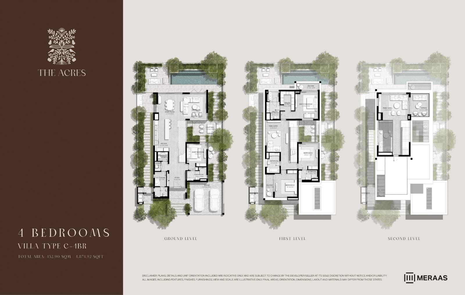 The Acres, 4-Bed Floor Plan, type: