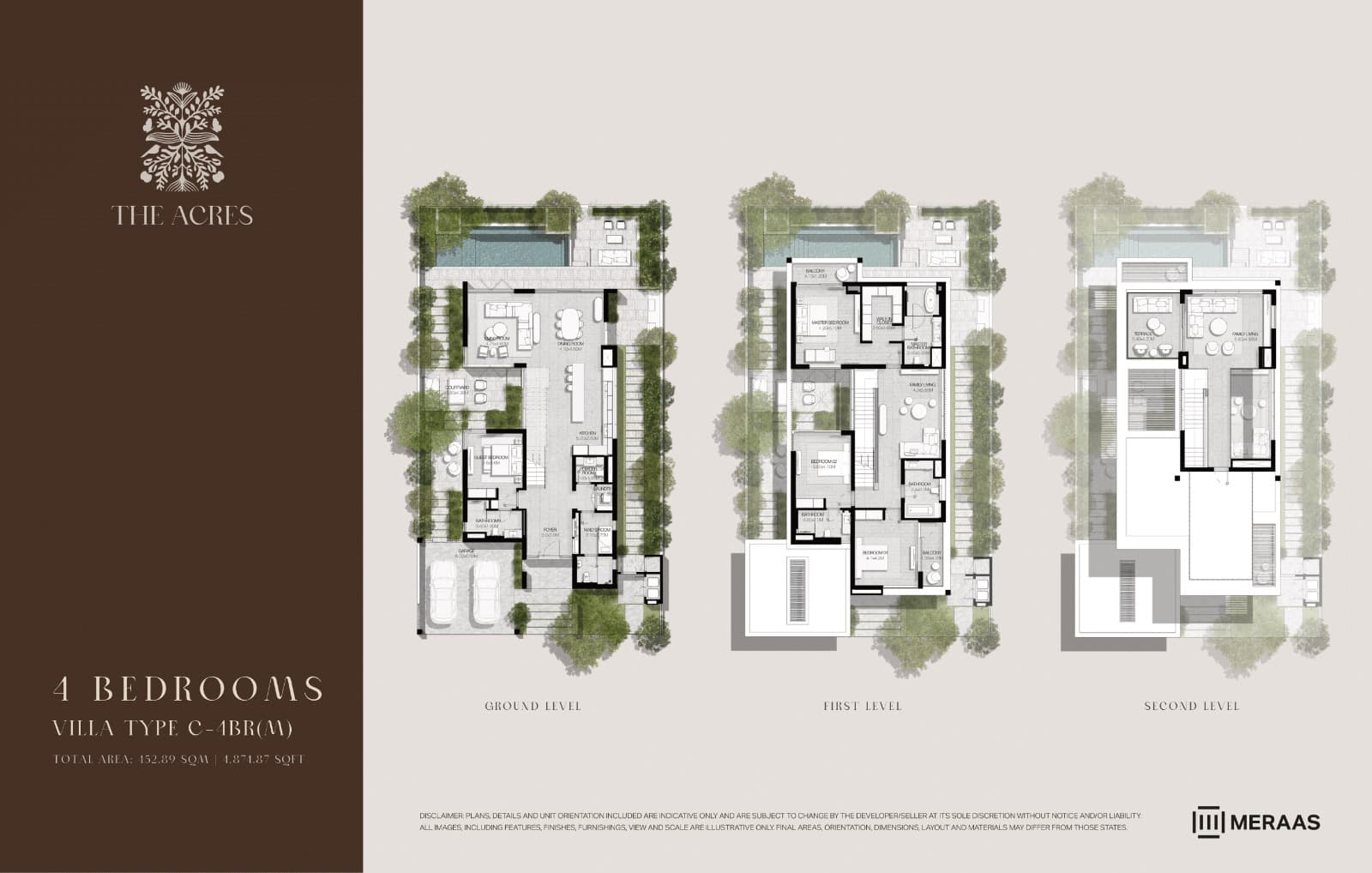 The Acres, 4-Bed Floor Plan, type: