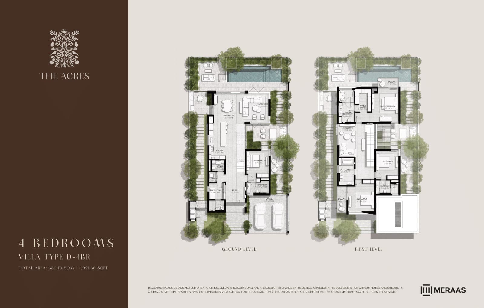 The Acres, 4-Bed Floor Plan, type:
