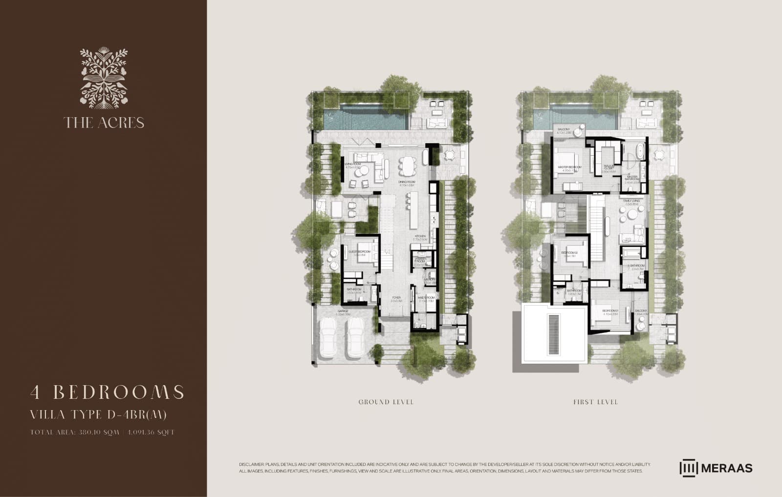 The Acres, 4-Bed Floor Plan, type: