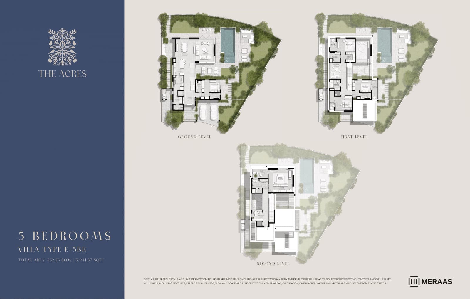The Acres, 5-Bed Floor Plan, type: