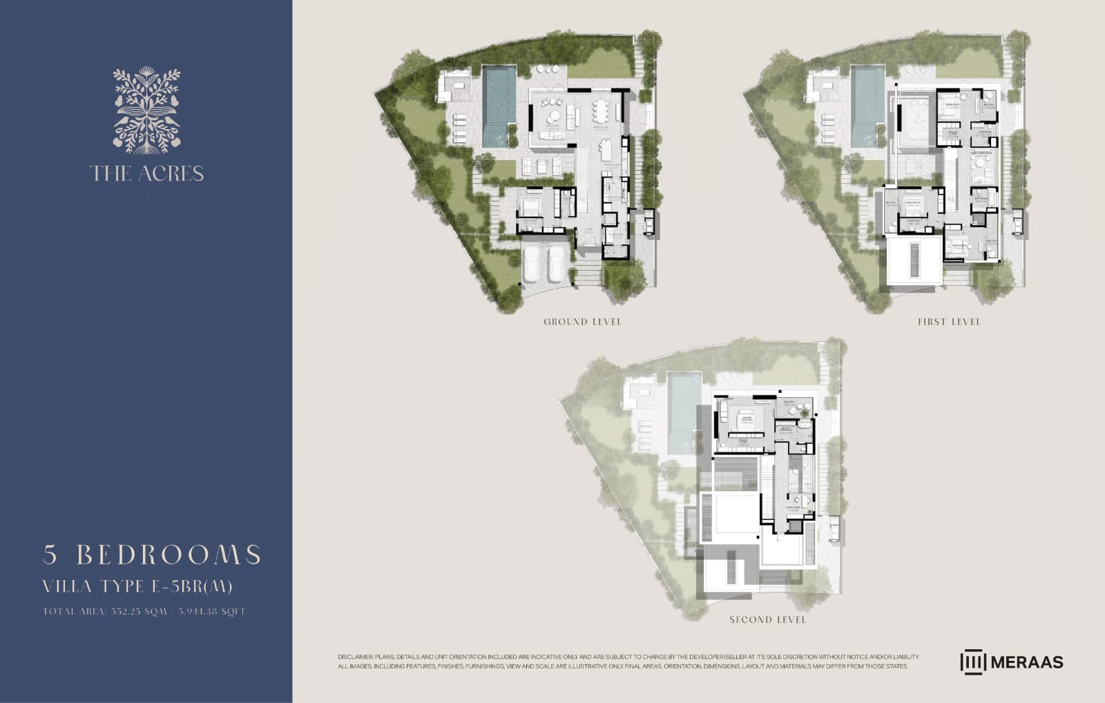 The Acres, 5-Bed Floor Plan, type: