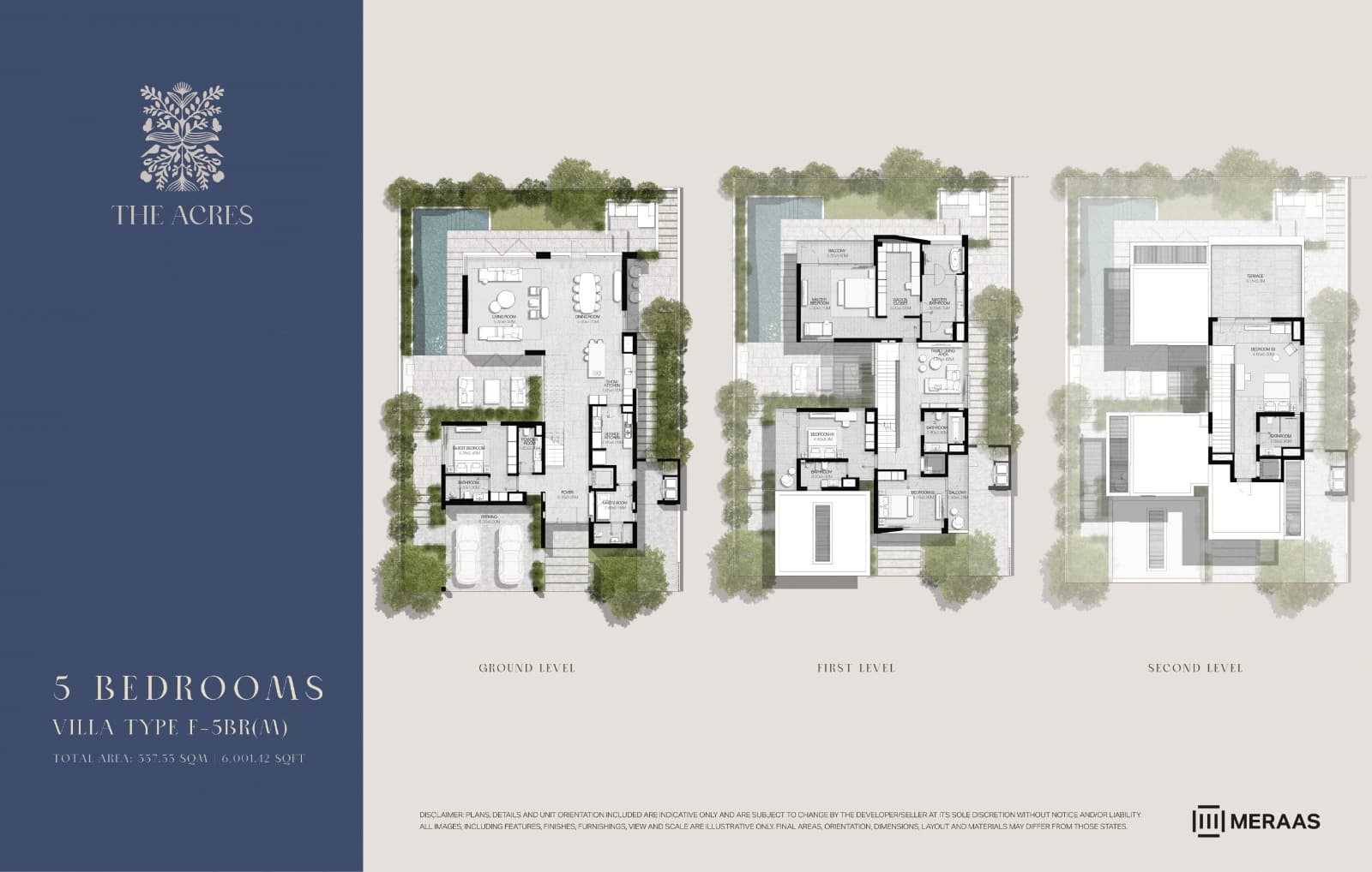 The Acres, 5-Bed Floor Plan, type: