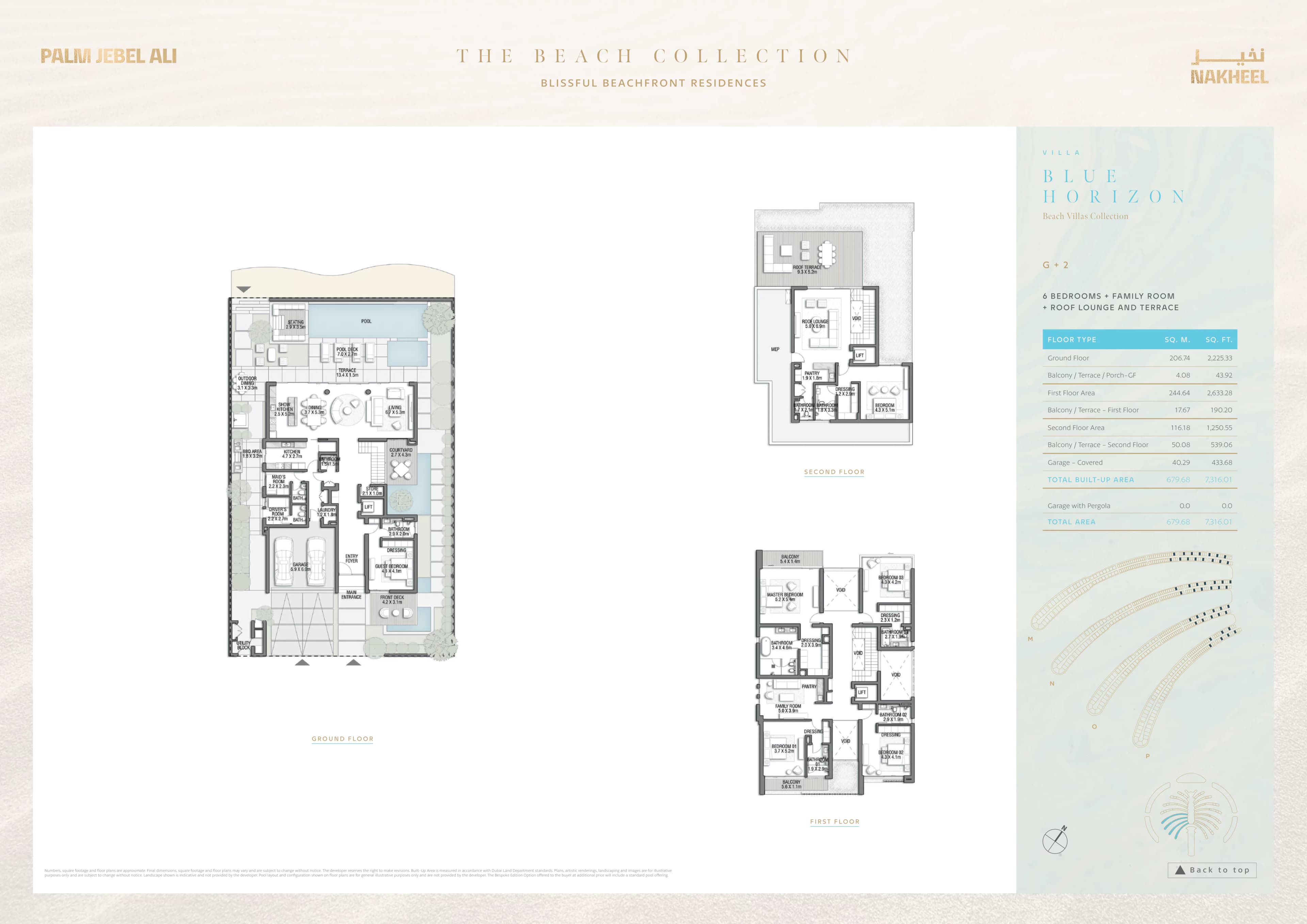 The Beach Collection, 6-Bed Floor Plan, type: