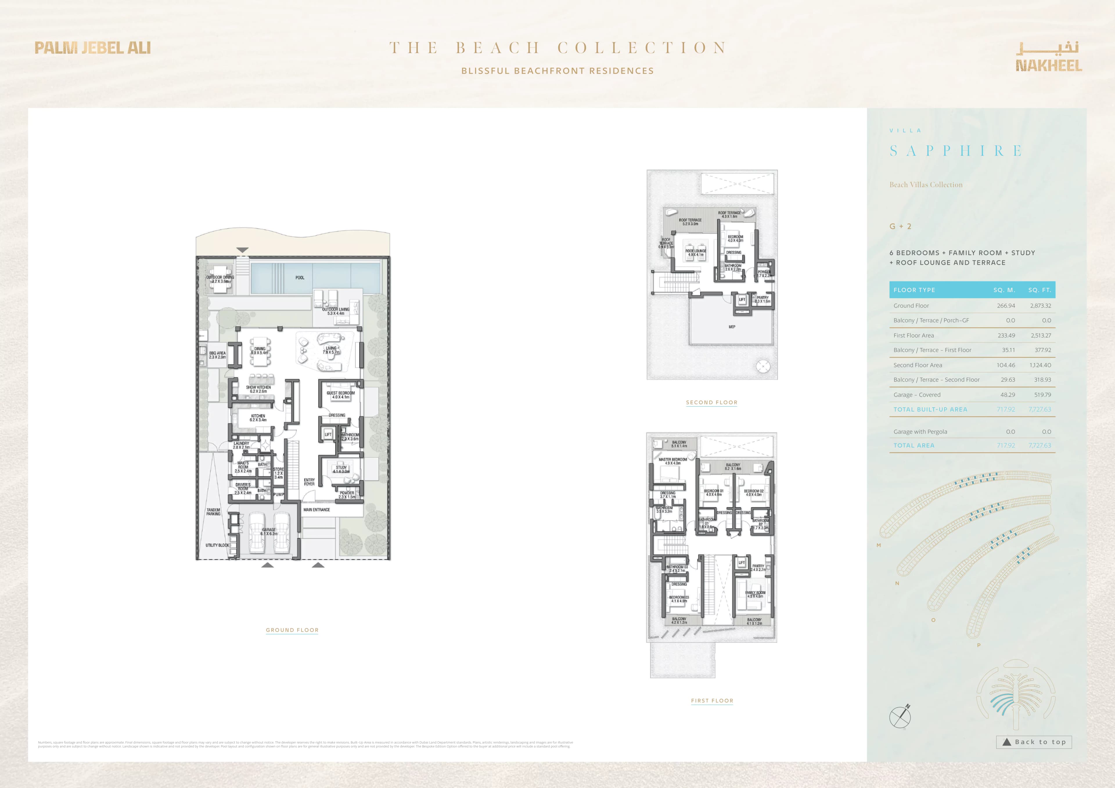 The Beach Collection, 6-Bed Floor Plan, type:
