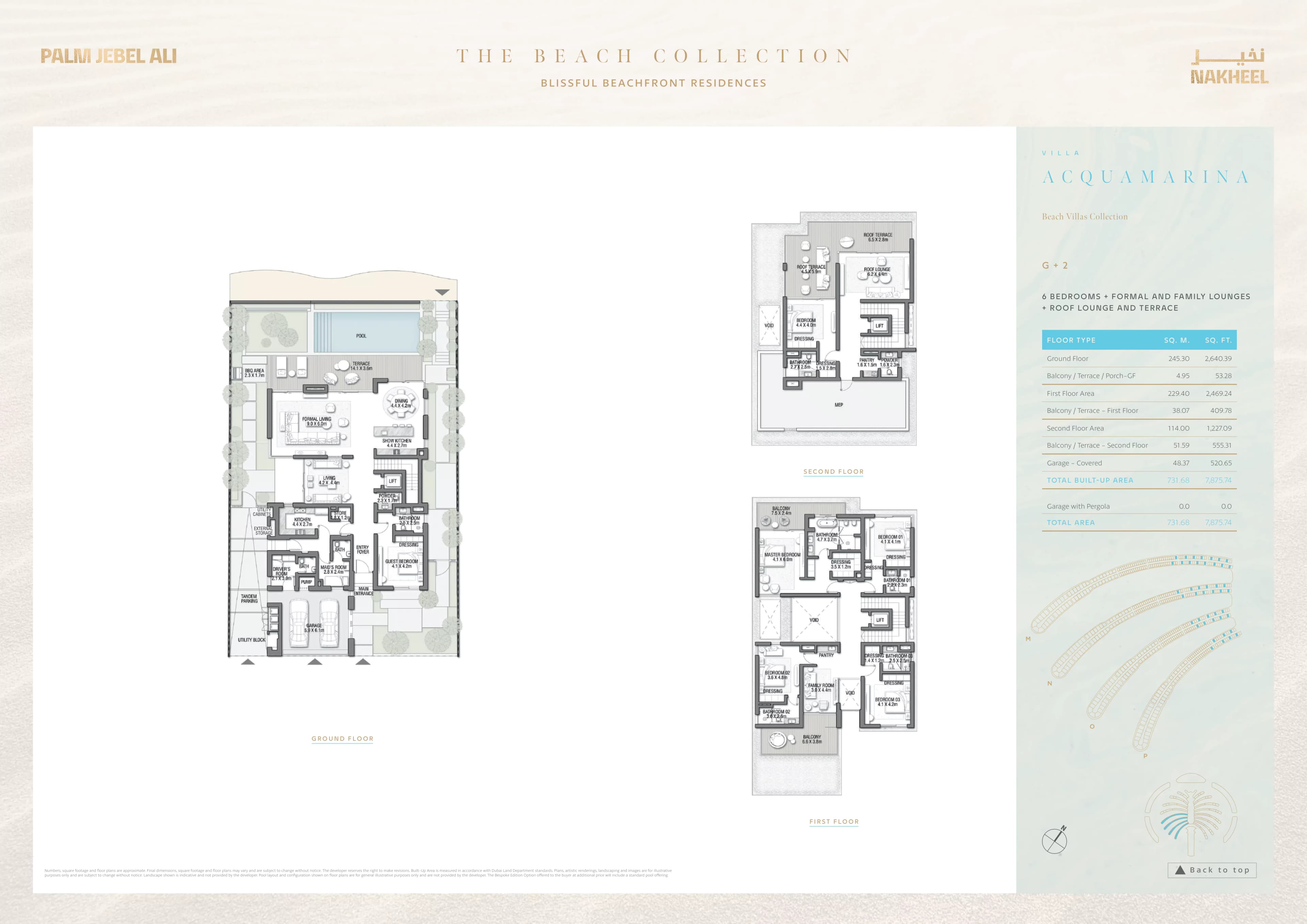 The Beach Collection, 6-Bed Floor Plan, type:
