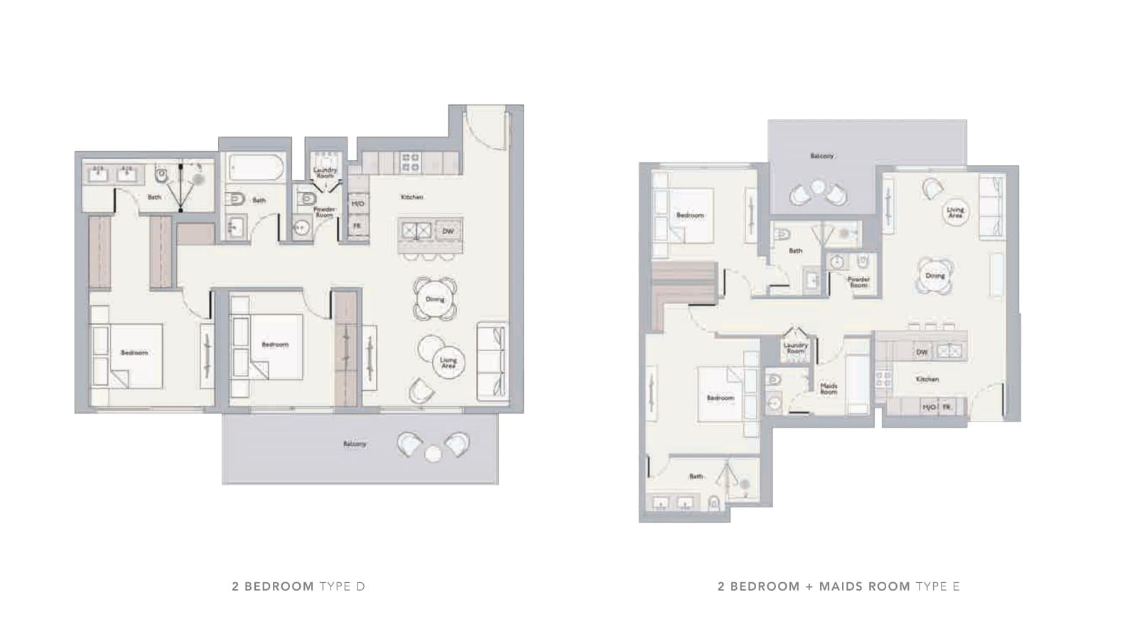 The Highbury, 2-Bed Floor Plan, type: