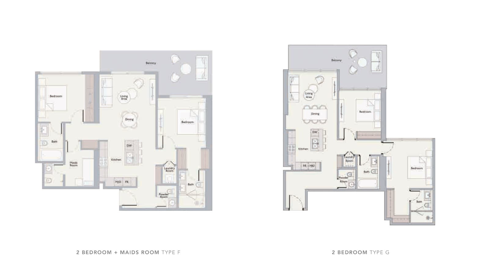 The Highbury, 2-Bed Floor Plan, type: