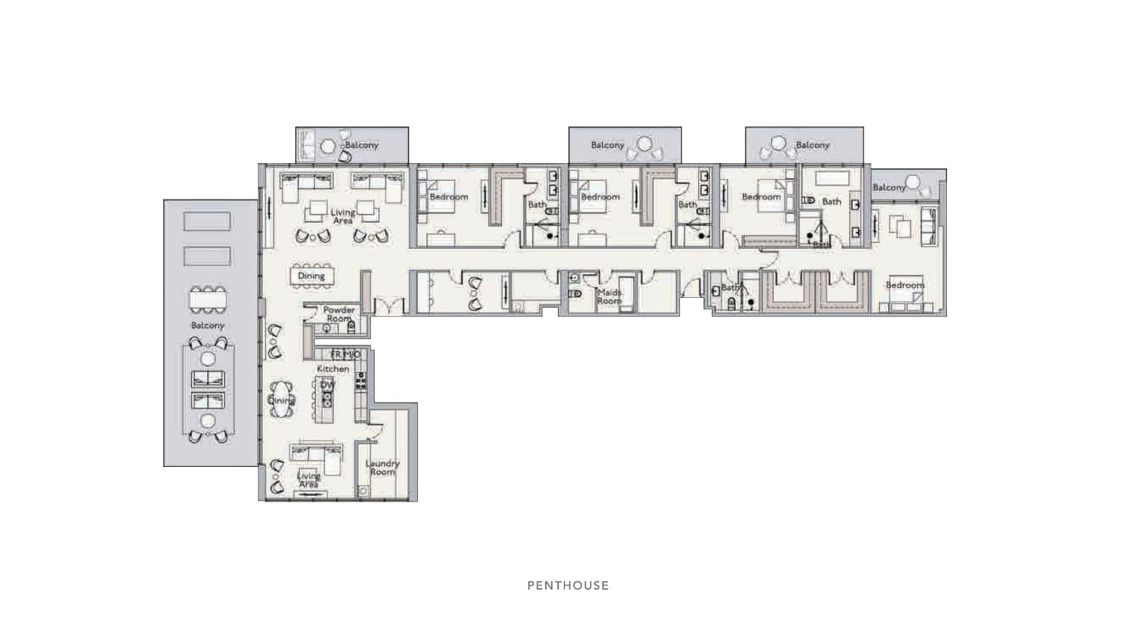 The Highbury, 4-Bed Floor Plan, type: