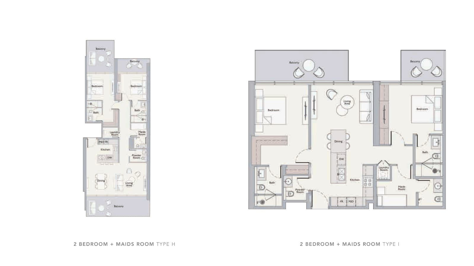 The Highbury, 2-Bed Floor Plan, type: