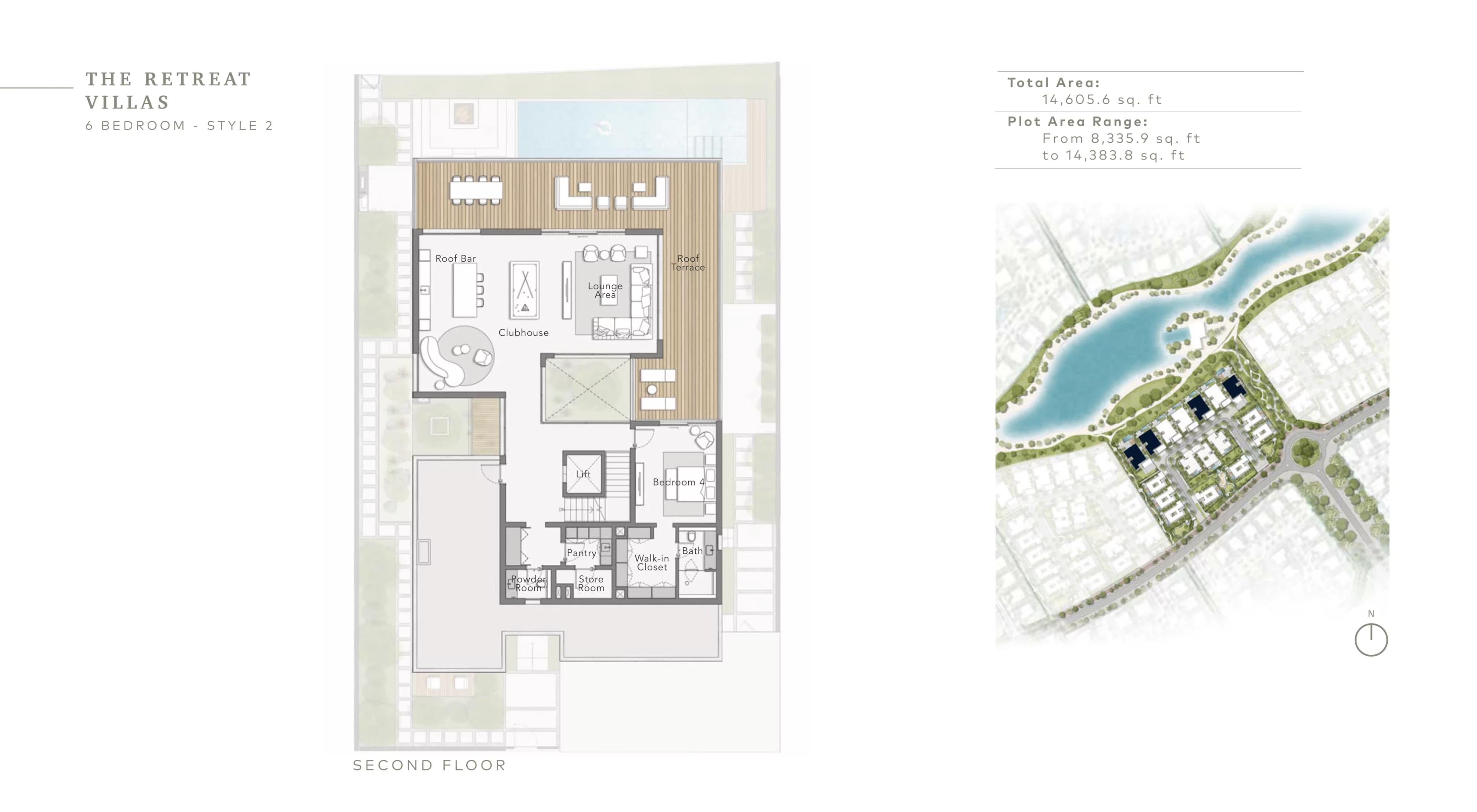 The Lakeshore at The Sanctuary, 6-Bed Floor Plan, type: