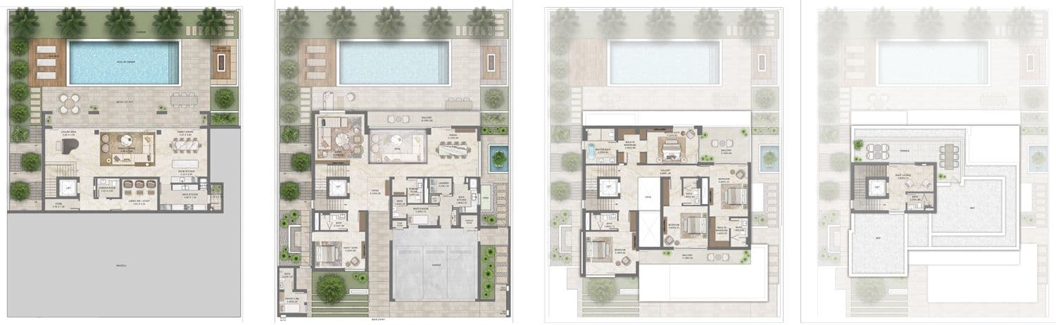 The Oasis, 5-Bed Floor Plan, type: