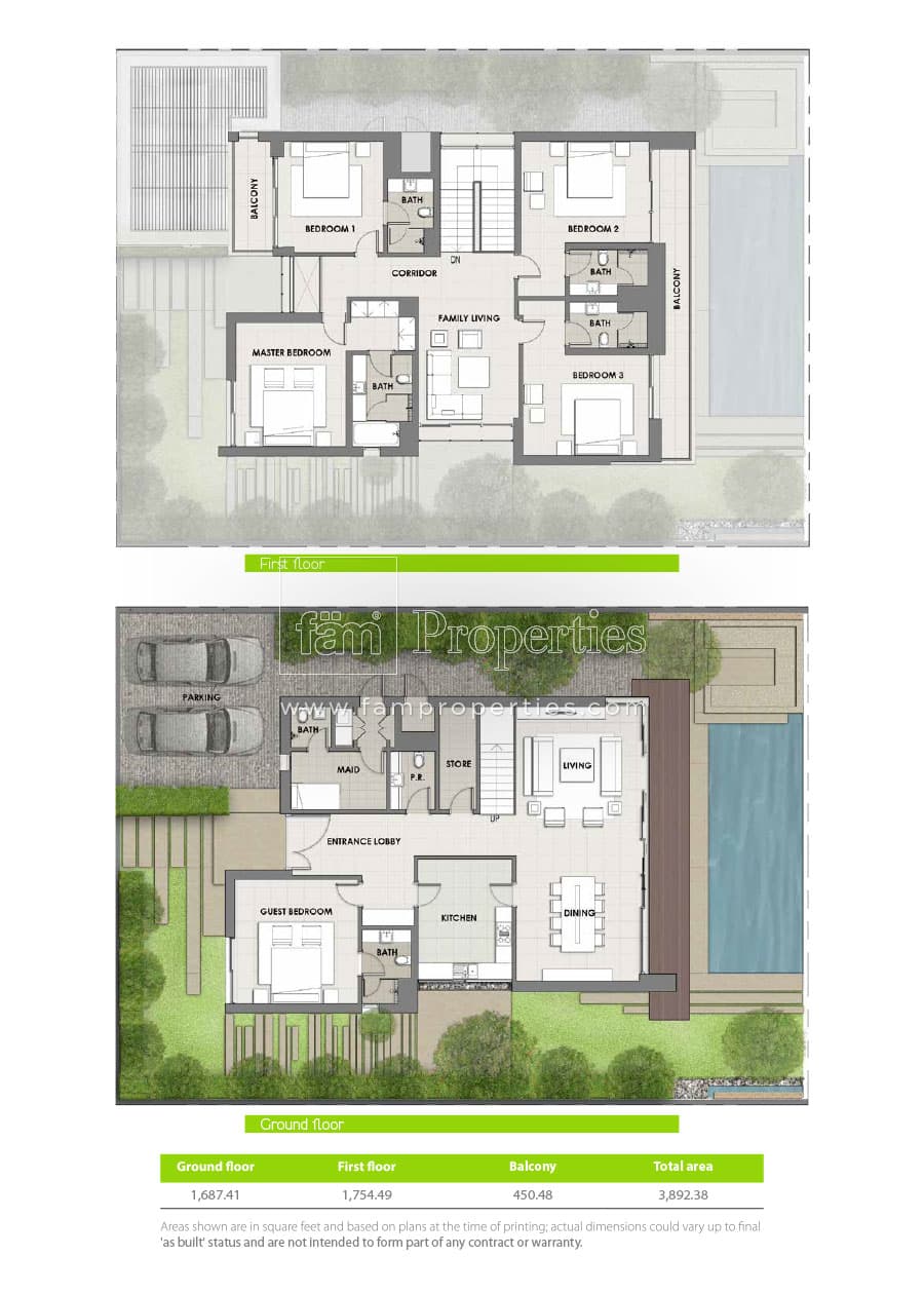 The Park Villas, 5-Bed Floor Plan, type: 5 Bedroom