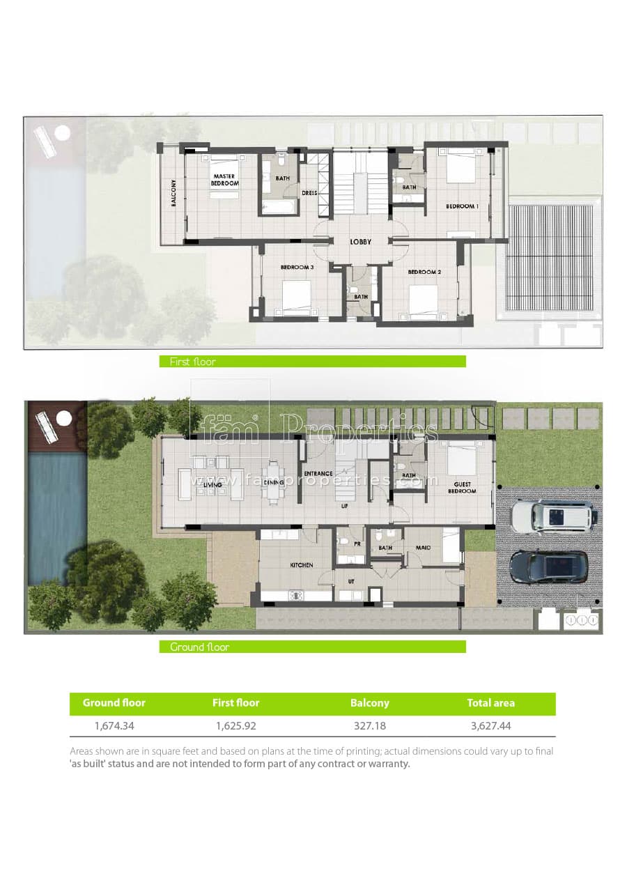 The Park Villas, 5-Bed Floor Plan, type: 5 Bedroom