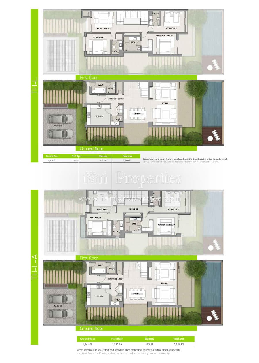 The Park Villas, 4-Bed Floor Plan, type: 4 Bedroom