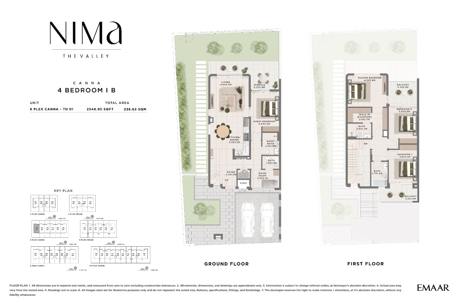 The Valley - Nima, 4-Bed Floor Plan, type: