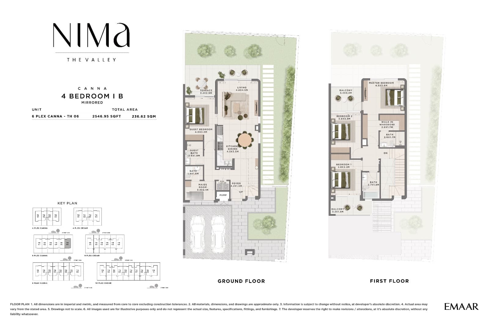 The Valley - Nima, 4-Bed Floor Plan, type: