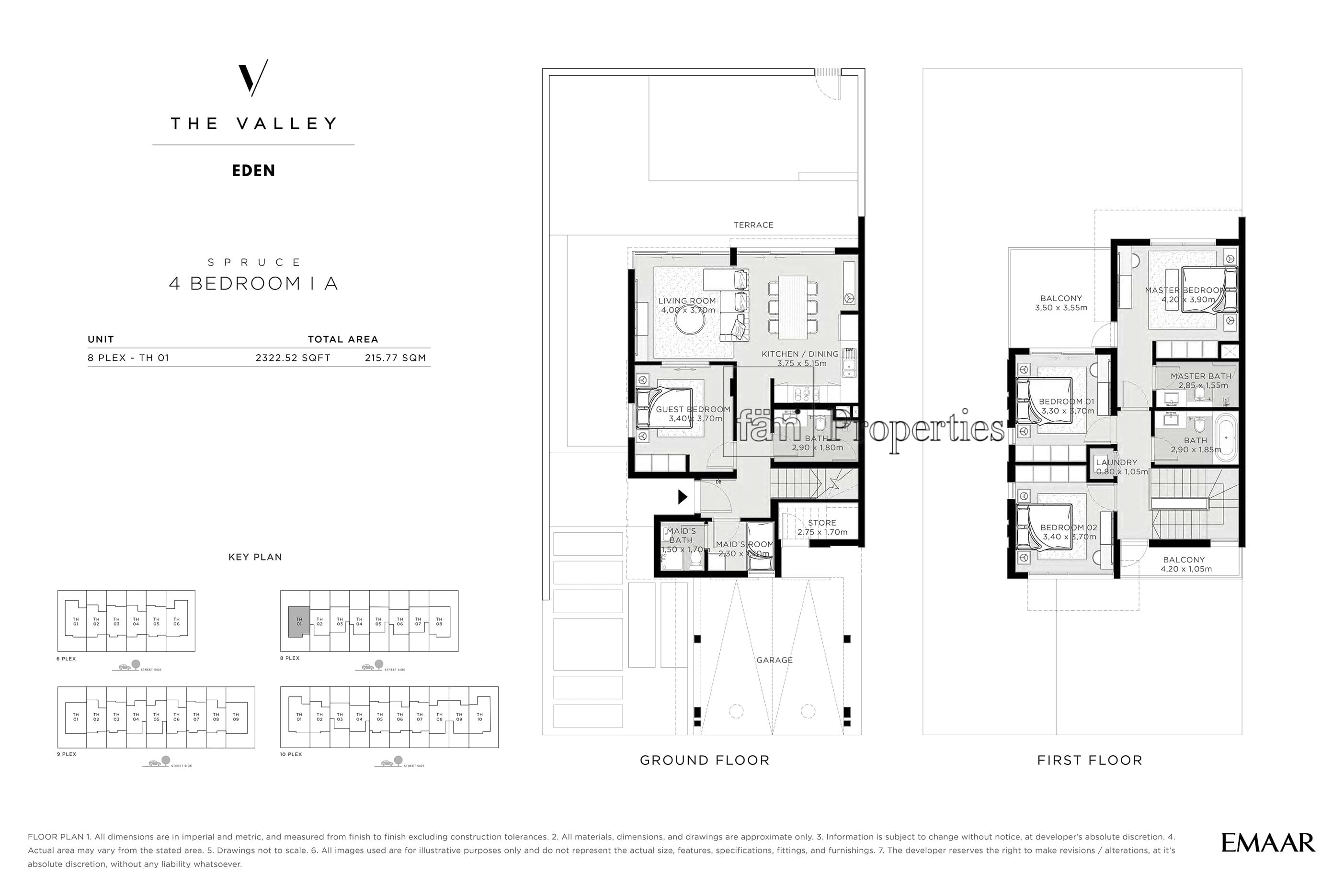 The Valley, 4-Bed Floor Plan, type: SPRUCE