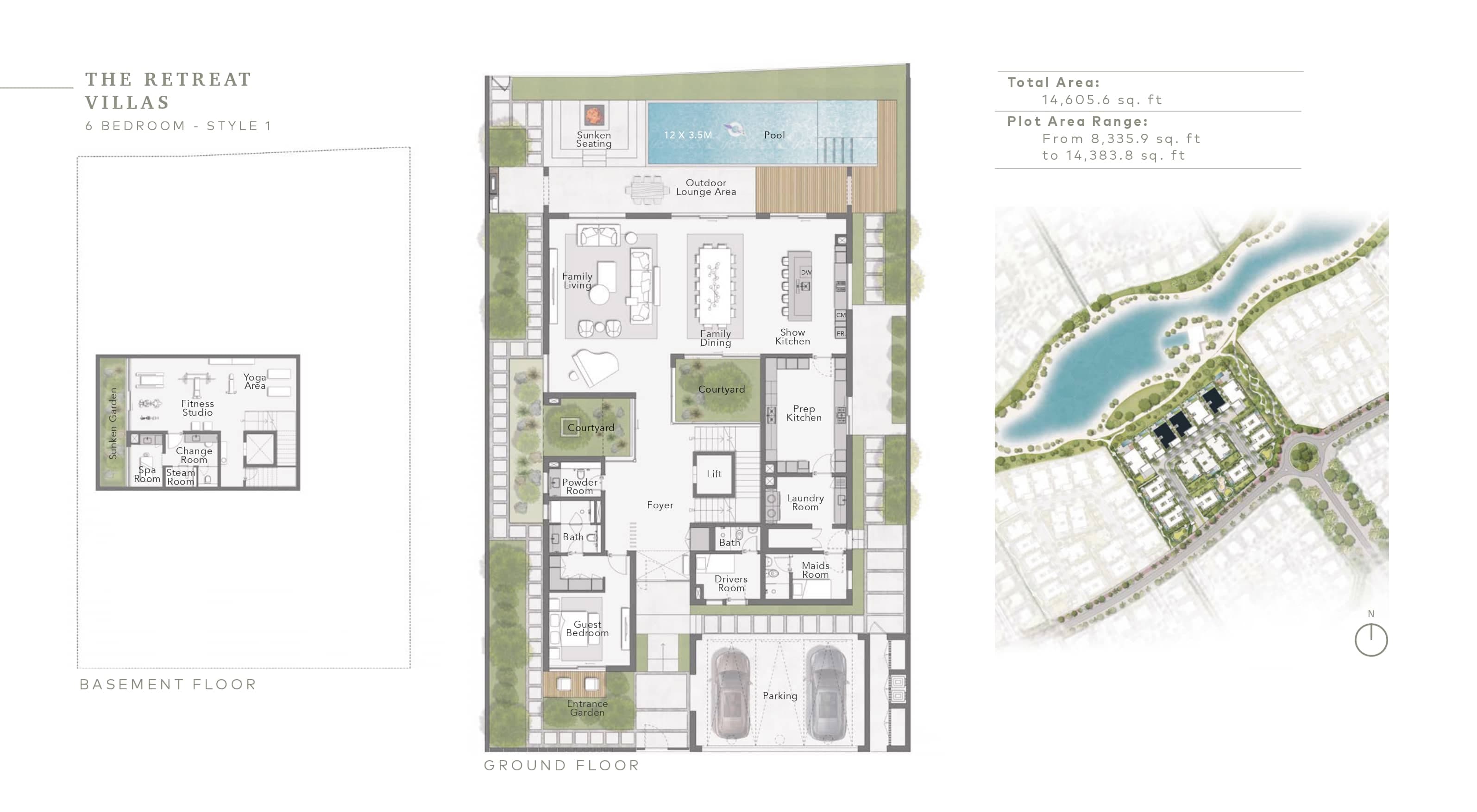 The Waterside, 6-Bed Floor Plan, type: 6 Bedroom
