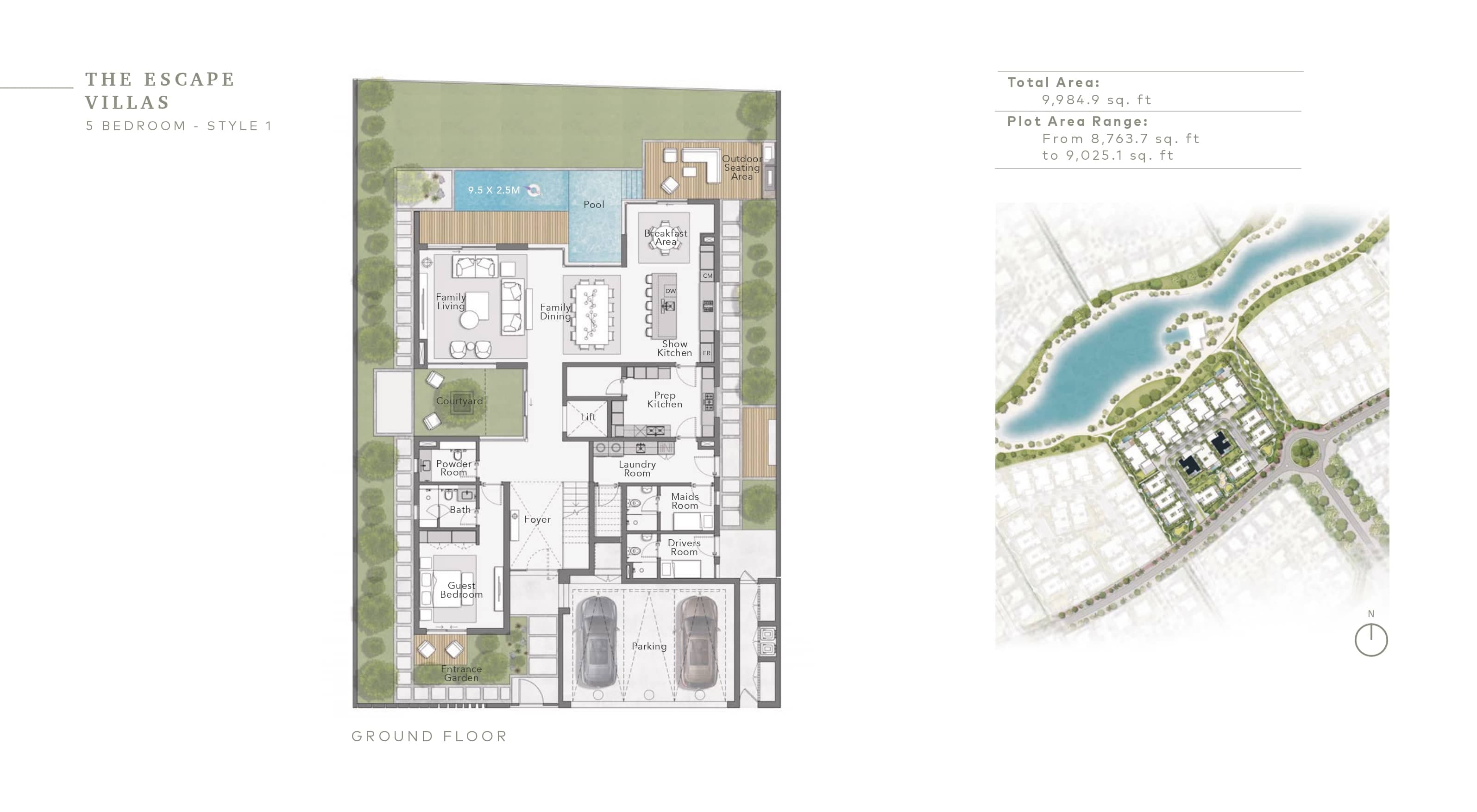 The Waterside, 5-Bed Floor Plan, type: 5 Bedroom