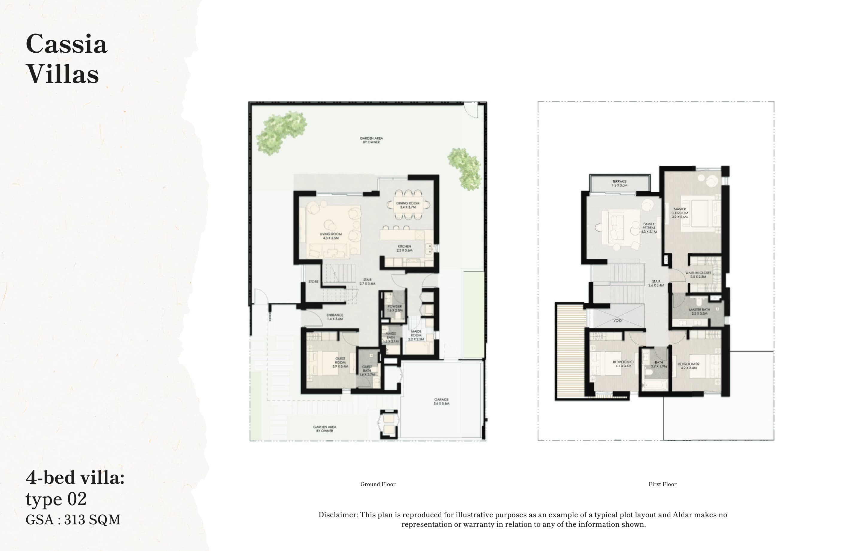 The Wilds, 4-Bed Floor Plan, type: Cassia Villas - Type 2 - 4BR