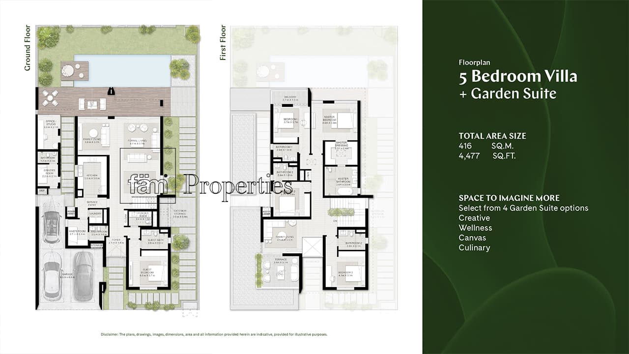 Tilal Al Ghaf, 5-Bed Floor Plan, type: 5 Bedroom