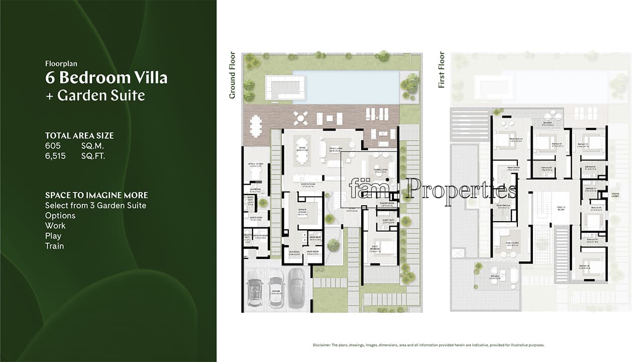 Tilal Al Ghaf, 6-Bed Floor Plan, type: 6 Bedroom