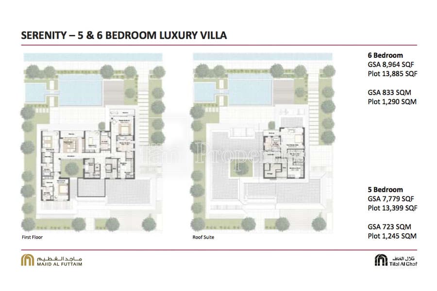 Serenity, 6-Bed Floor Plan, type: 6 Bedroom