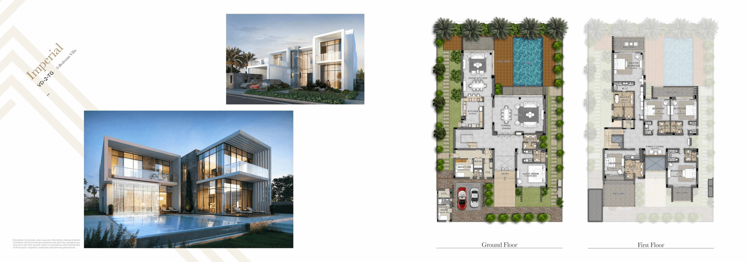 Trump Estates, 6-Bed Floor Plan, type: Imperial (VD-2-TG)