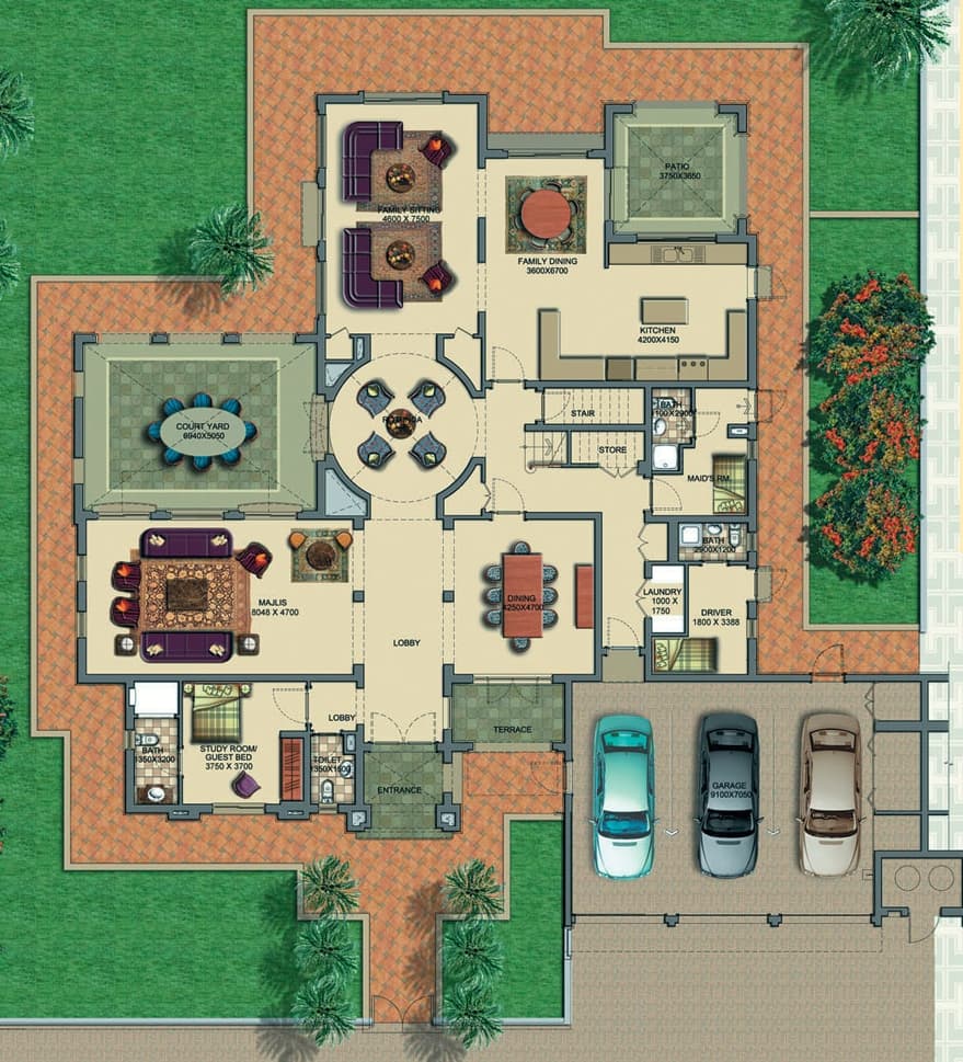 Victory Heights, 6-Bed Floor Plan, type: 6 Bedroom