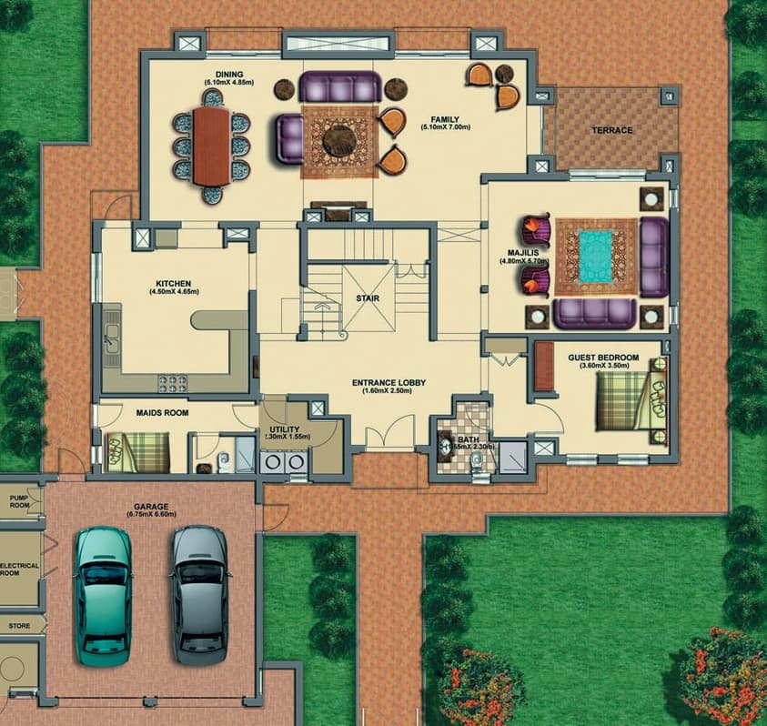 Victory Heights, 5-Bed Floor Plan, type: 5 Bedroom