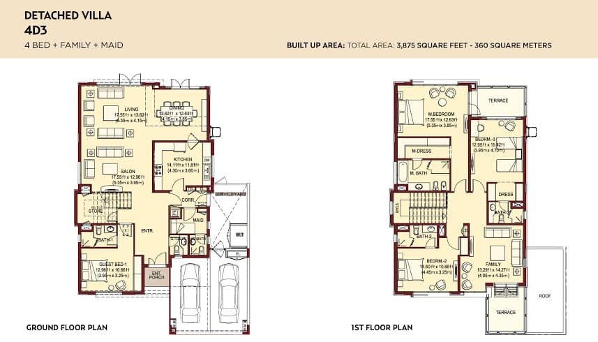 Villa Lantana 1, 4-Bed Floor Plan, type: 4br detached_villa3