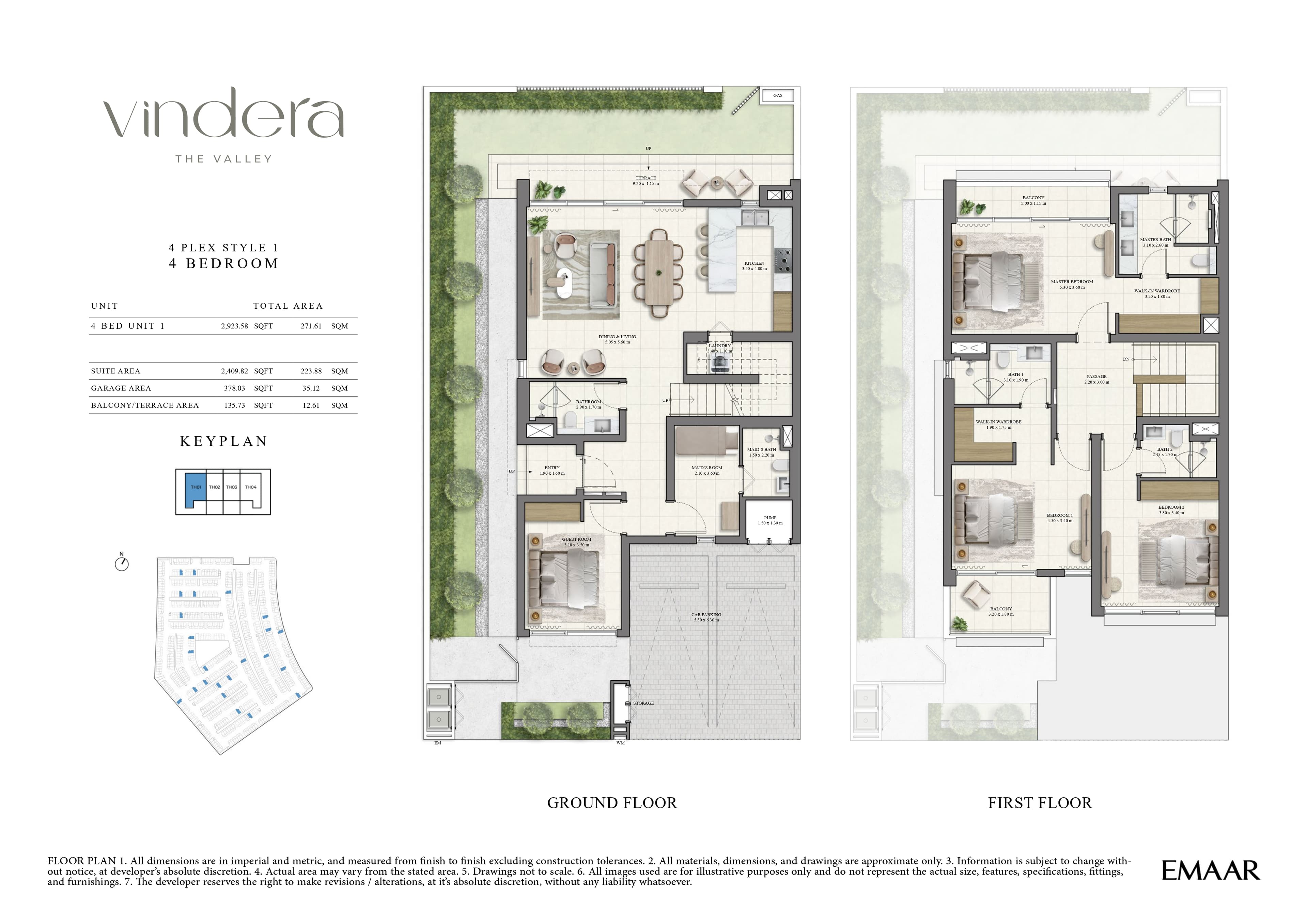 Vindera at The Valley, 4-Bed Floor Plan, type: 4 Bed