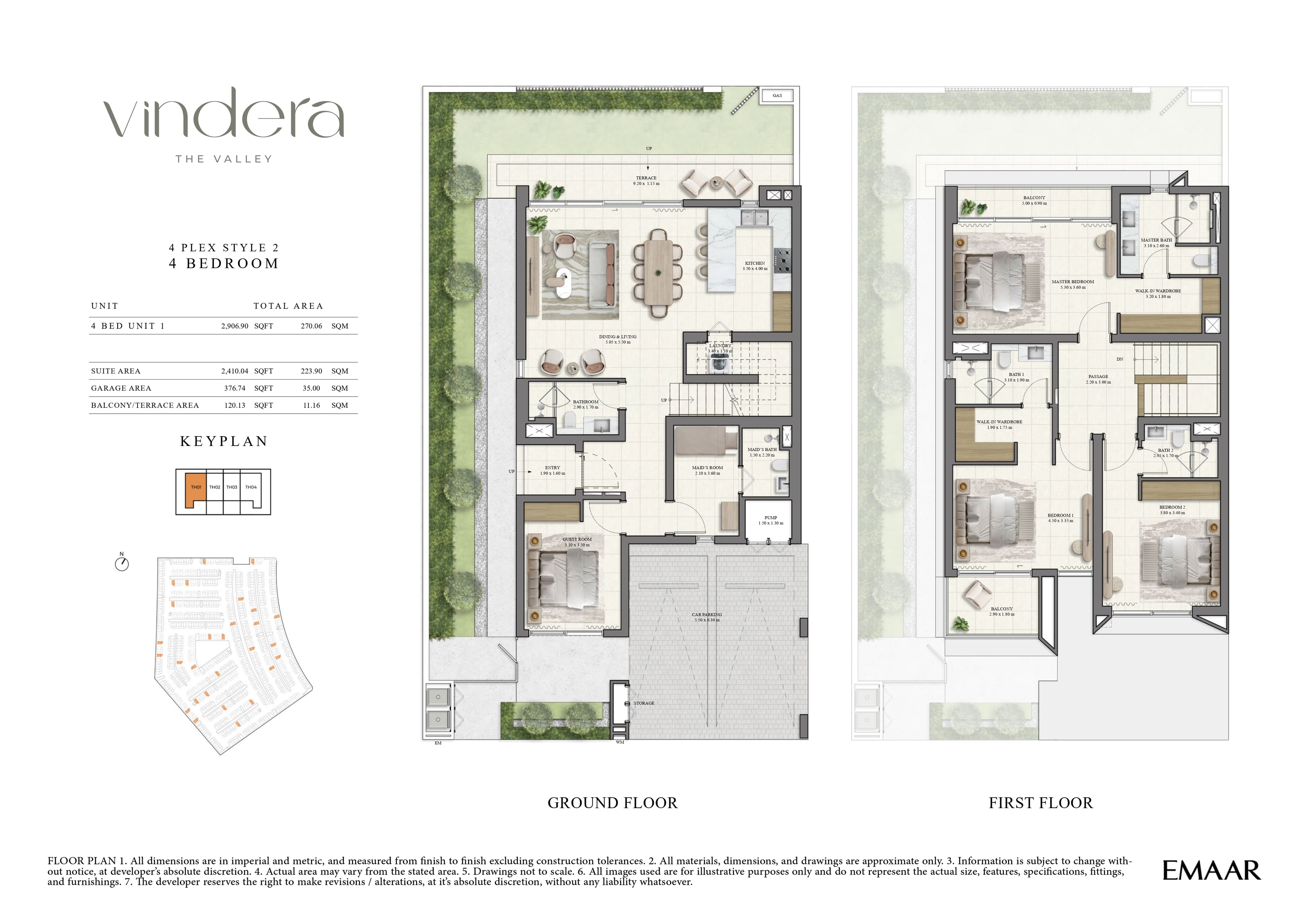 Vindera at The Valley, 4-Bed Floor Plan, type: 4 Bed
