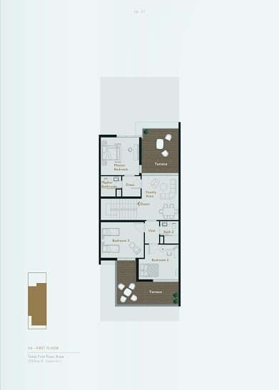 Viridian at the Fields, 4-Bed Floor Plan, type: V4 - Townhouse FF