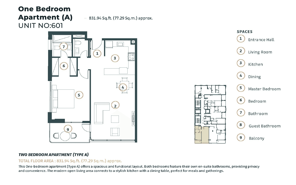 Whitestone Residence, N-Bed Floor Plan, type: