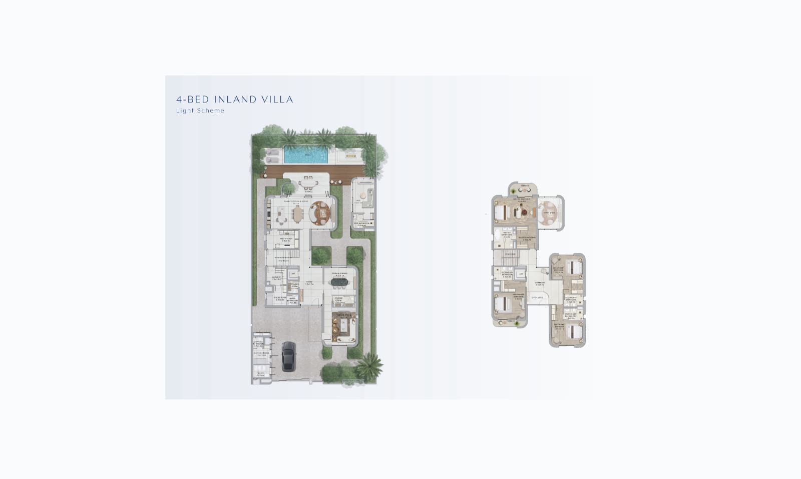 Yas Riva Reserve, 4-Bed Floor Plan, type: 4 Bed