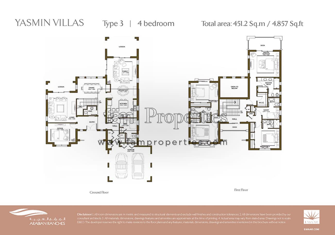 Yasmin, 4-Bed Floor Plan, type: Type 3 | 4 Bedroom