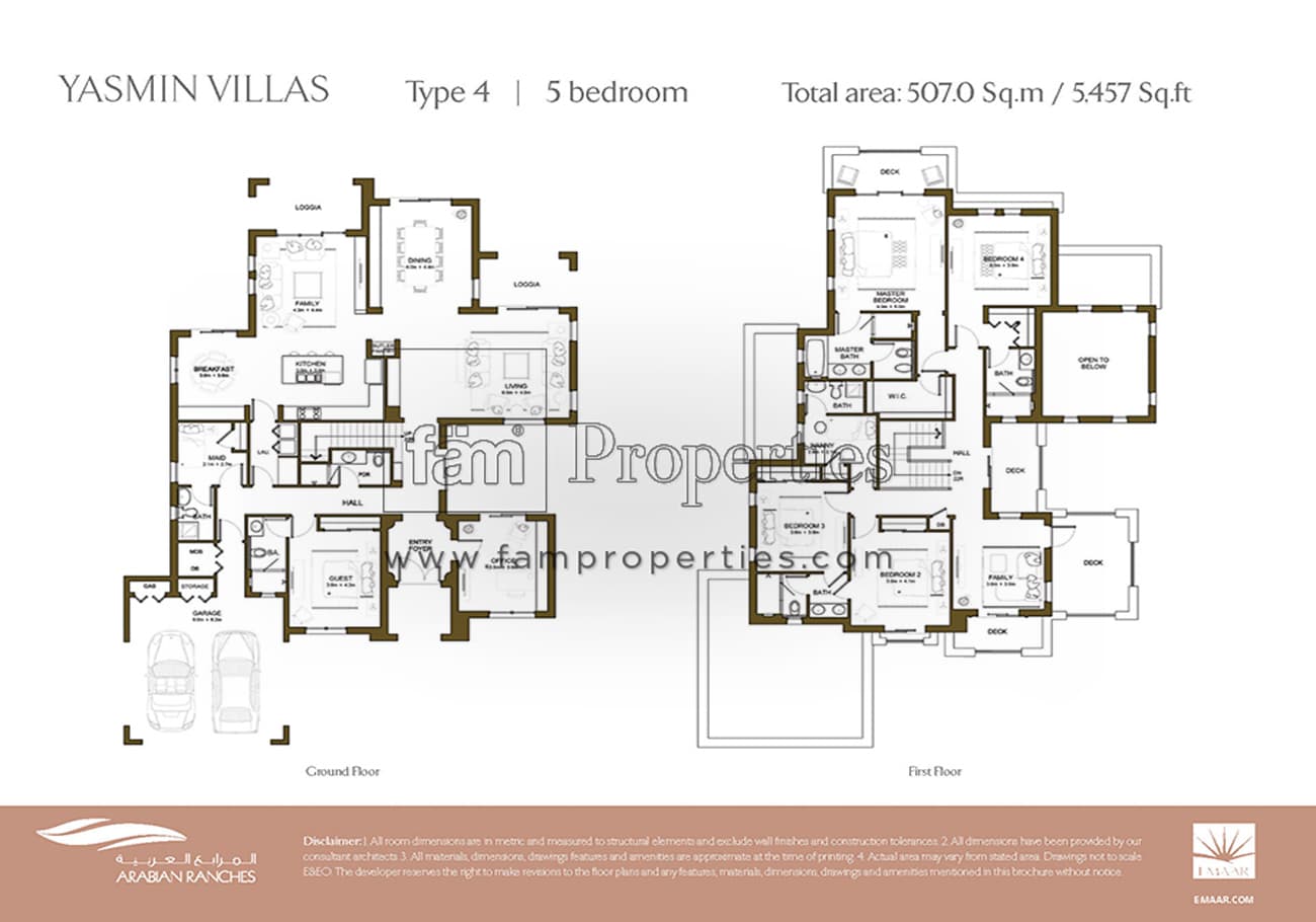 Yasmin, 5-Bed Floor Plan, type: Type 4 | 5 Bedroom