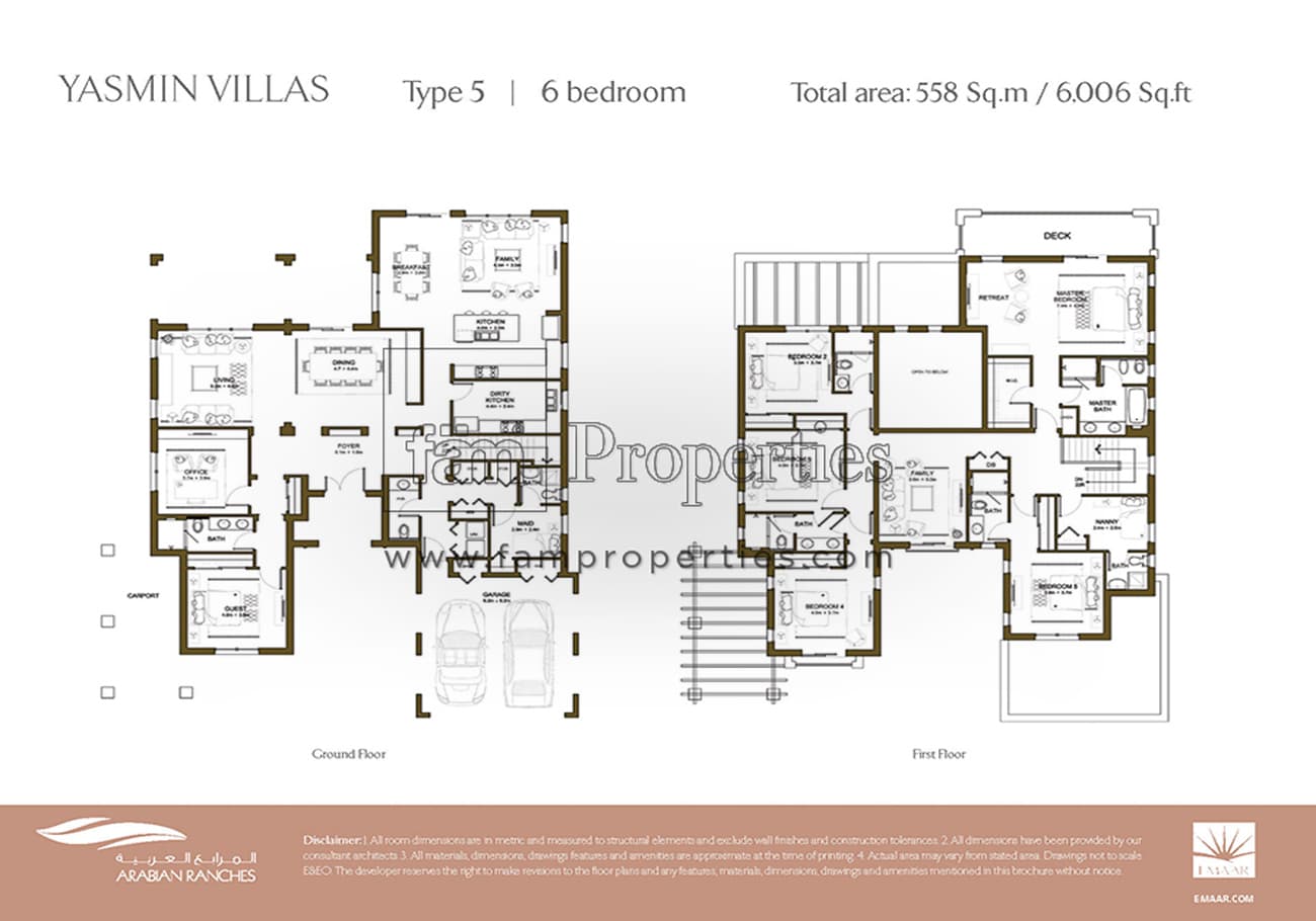 Yasmin, 6-Bed Floor Plan, type: Type 5 | 6 Bedroom